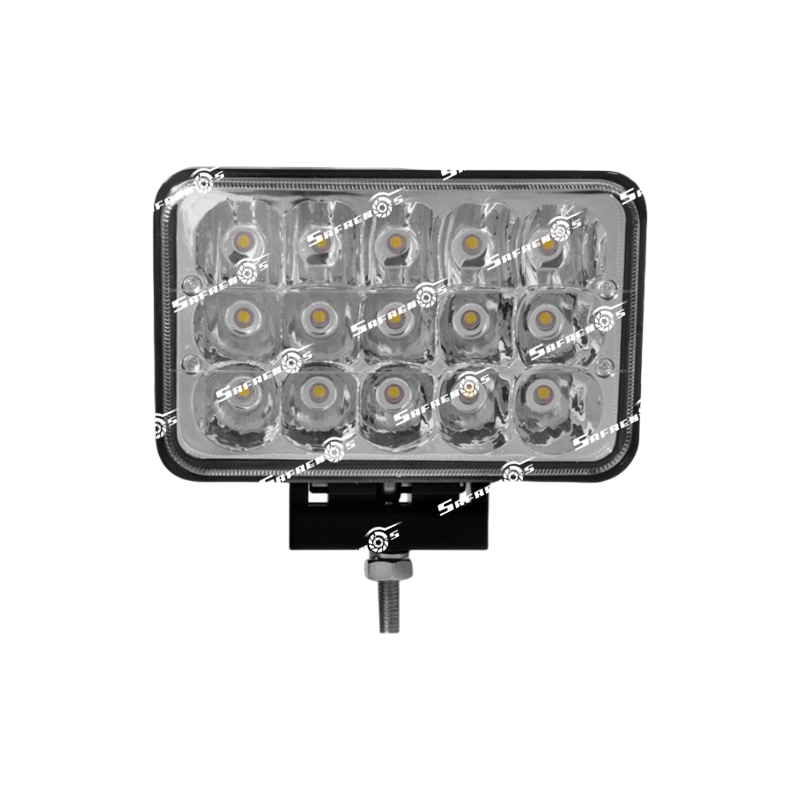 Unidad Sellada LED Unidad Rectangular 5” 15 LED Blanco 2700 Lm Alto/bajo Con Soporte Y