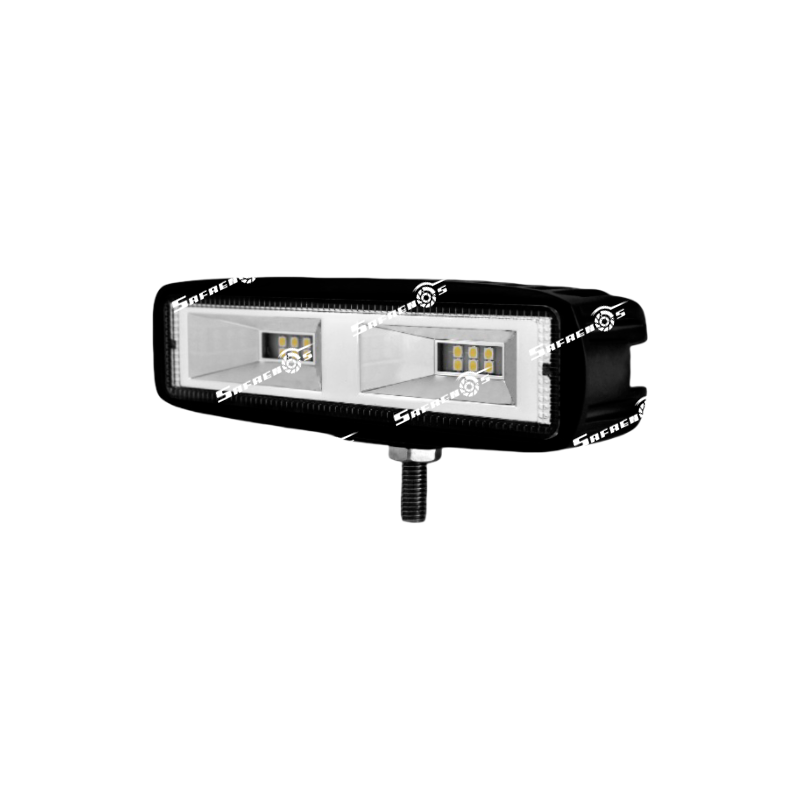 Exploradora LED Rectangular De Trabajo 12 LED Cree Blanco, Luz Spot 1170LM