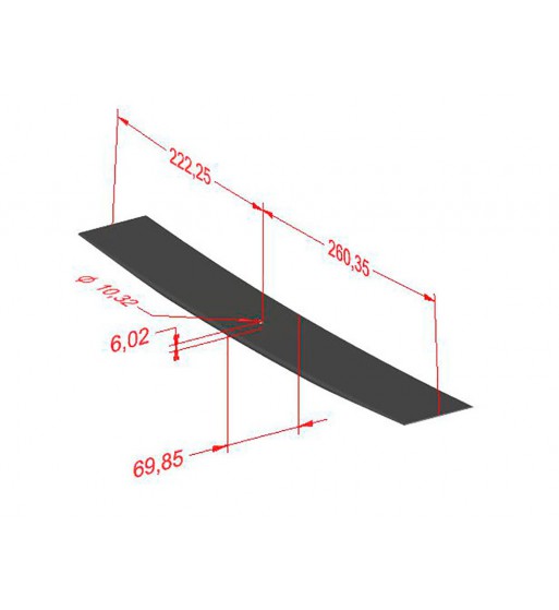 Hoja de Ballesta Quinta Trasera Toyota Corto Fj40 M 80-81 4821060121 IMAL
