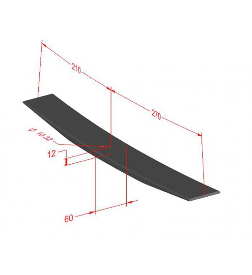 Hoja de Ballesta Quinta Trasera Toyota Hi-Luxe 4x4 M 94-95 4821035830 IMAL